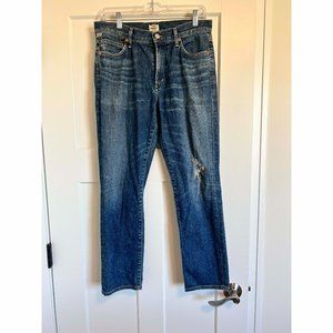 Citizens of Humanity Cara High Rise Cigarette Ankle Jeans 28